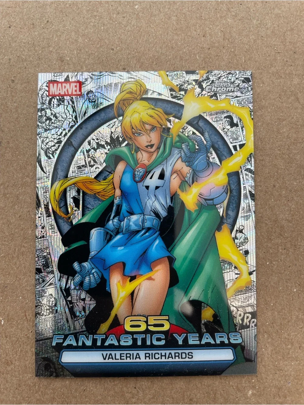 Topps 2026 Topps Chrome Marvel 65 Fantastic Years Valeria Richards Insert FY-09
